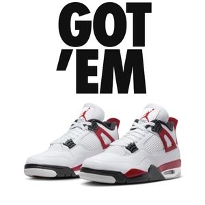 Jordan 4 retro, Red cement, size 11